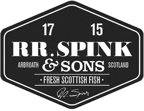 17 15 RR. SPINK  & SONS ARBROATH SCOTLAND FRESH SCOTTISH FISH trademark