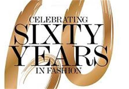 CELEBRATING SIXTY YEARS IN FASHION trademark