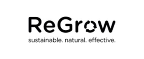 ReGrow sustainable. natural. effective. trademark