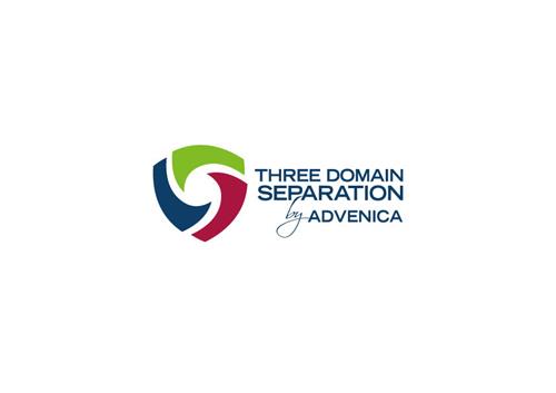 THREE DOMAIN SEPARATION by ADVENICA trademark