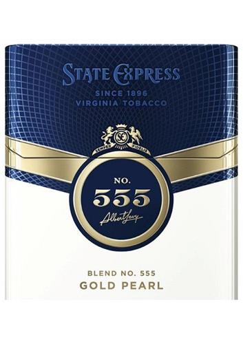 STATE EXPRESS SINCE 1896 VIRGINIA TOBACCO  NO. 555 Albert Levy BLEND NO. 555 GOLD PEARL trademark