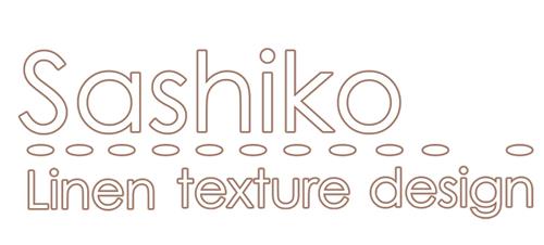 Sashiko Linen texture design trademark