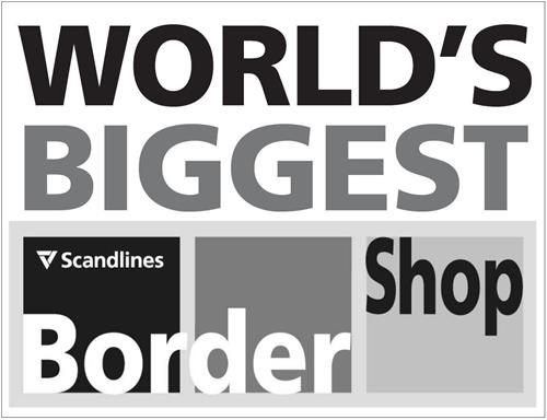 WORLD'S BIGGEST Scandlines Border Shop trademark