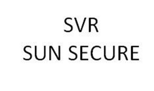 SVR SUN SECURE  trademark