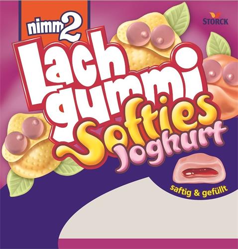 nimm 2 Lachgummi Softies Joghurt saftig & gefüllt trademark