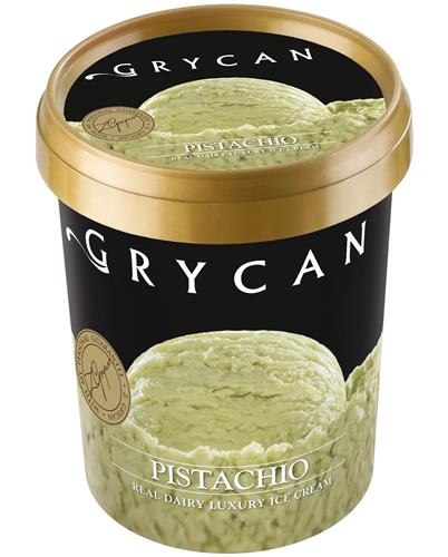 GRYCAN  PISTACHIO REAL DAIRY LUXURY ICE CREAM Z. GRYCAN WITH MY PERSONAL GUARANTEE trademark