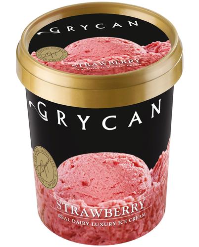 GRYCAN STRAWBERRY REAL DAIRY LUXURY ICE CREAM Z. GRYCAN WITH MY PERSONAL GUARANTEE trademark