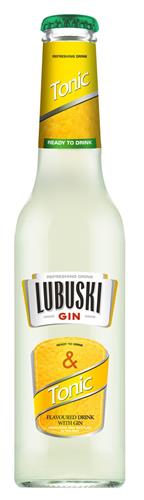 REFRESHING DRINK Tonic READY TO DRINK REFRESHING DRINK LUBUSKI DRINK GIN DRINK READY TO DRINK & Tonic FLAVOURED DRINK WITH GIN PRODUCED AND BOTTLED IN POLAND trademark