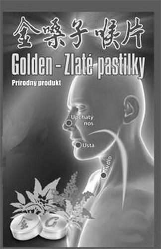 Golden - Zlaté Pastilky 
Prirodny product Upchaty nos Usta  trademark