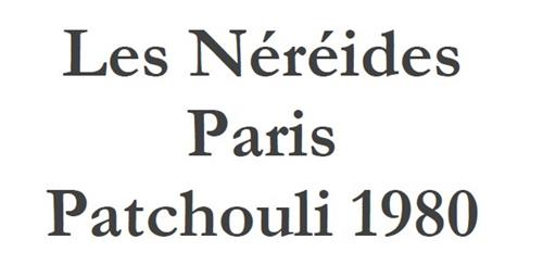 Les Néréides Paris Patchouli 1980 trademark