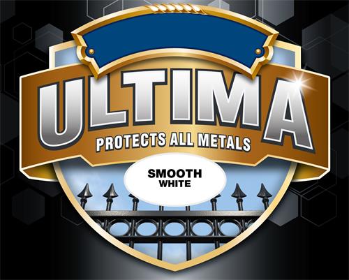 ULTIMA PROTECTS ALL METALS SMOOTH WHITE trademark