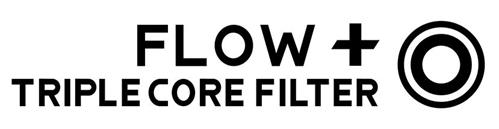 FLOW + TRIPLE CORE FILTER trademark