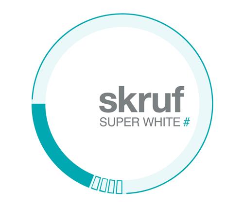 SKRUF SUPER WHITE trademark