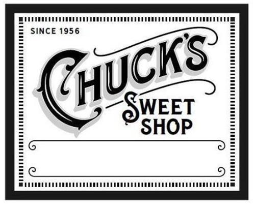 CHUCK'S SWEET SHOP SINCE 1956 trademark