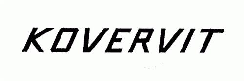 KOVERVIT trademark