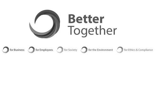 BETTER TOGETHER for BUSINESS for EMPLOYEES for SOCIETY for the ENVIRONMENT for ETHICS & COMPLIANCE trademark