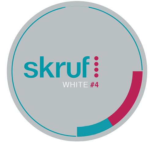 skruf WHITE #4 trademark