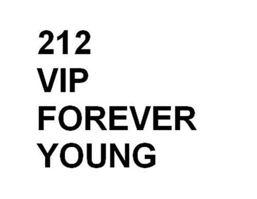 212 VIP FOREVER YOUNG trademark