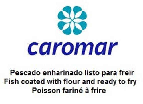 caromar pescado enharinado listo para freír Fish coated with flour and ready to fry Poisson fariné à frire trademark