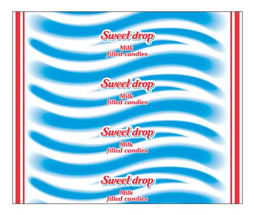 Sweet drop Milk filled candies trademark