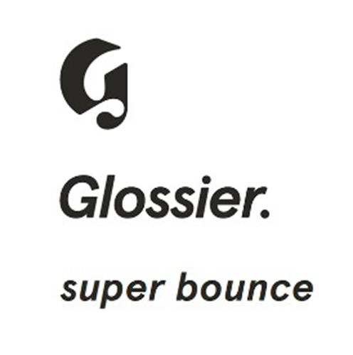 G Glossier super bounce trademark