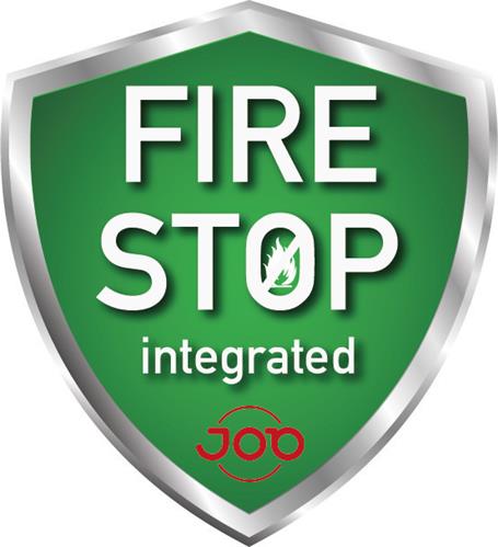 FIRE STOP integrated JOB trademark