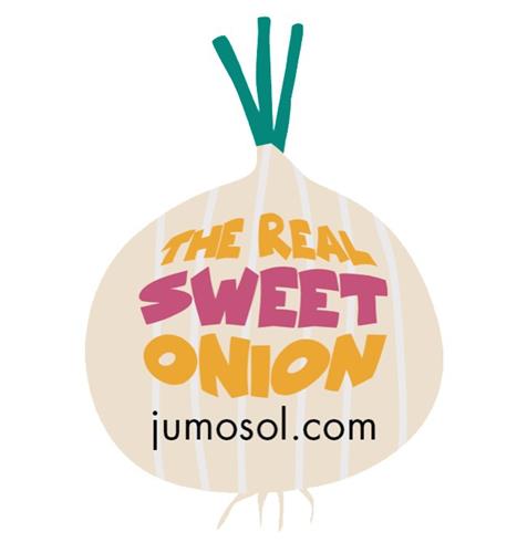 The real sweet onion jumosol.com trademark