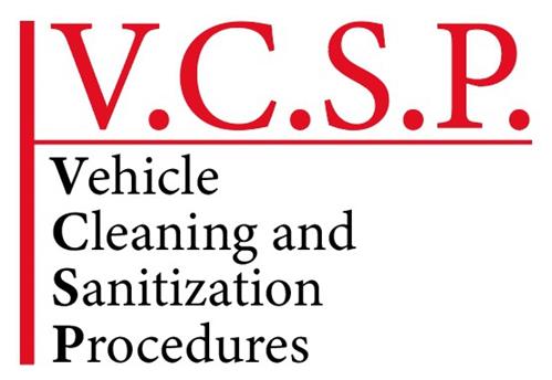 V.C.S.P. Vehicle Cleaning and Sanitization Procedures trademark