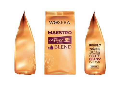 WOSEBA MAESTRO coffee BLEND WE TRAVEL TO EVERY PART OF THE WORLD TO FIND THE PERFECT COFFEE BEANS FOR YOU WOSEBA MAESTRO COFFEE BLEND trademark